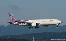 Boeing 777-3ALER | HS-TKM | Thai Airways International | Z&UUML;RICH (LSZH/ZRH) 10.06.2018