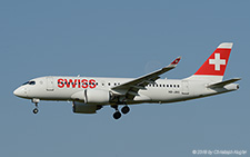Bombardier CSeries 100 | HB-JBG | Swiss International Air Lines | Z&UUML;RICH (LSZH/ZRH) 02.07.2018
