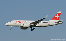 Bombardier CSeries 100 | HB-JBC | Swiss International Air Lines | Z&UUML;RICH (LSZH/ZRH) 02.07.2018