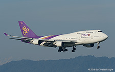 Boeing 747-4D7 | HS-TGG | Thai Airways International | Z&UUML;RICH (LSZH/ZRH) 29.07.2018