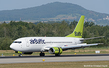 Boeing 737-31S | YL-BBS | Air Baltic | Z&UUML;RICH (LSZH/ZRH) 01.08.2018