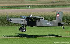 Pilatus PC-6/B2-H2M-1 | V-614 | Swiss Air Force | LSNT 12.09.2019