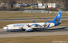 Boeing 737-8HC | TC-SNN | SunExpress  |  promoting Playstation | Z&UUML;RICH (LSZH/ZRH) 15.02.2019