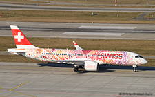 Bombardier CSeries 300 | HB-JCA | Swiss Global Airlines  |  Fête des Vignerons 2019 cs | Z&UUML;RICH (LSZH/ZRH) 15.02.2019