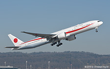 Boeing 777-300ER | 80-1112 | Japan Air Self-Defence Force | Z&UUML;RICH (LSZH/ZRH) 15.02.2019