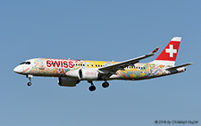 Bombardier CSeries 300 | HB-JCA | Swiss Global Airlines  |  Fête des Vignerons 2019 cs | Z&UUML;RICH (LSZH/ZRH) 10.07.2019
