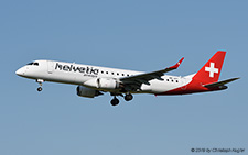 Embraer ERJ-190LR | HB-JVT | Helvetic Airways | Z&UUML;RICH (LSZH/ZRH) 10.07.2019