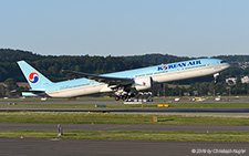 Boeing 777-3B5ER | HL8250 | Korean Air | Z&UUML;RICH (LSZH/ZRH) 23.07.2019