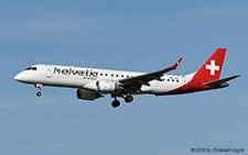 Embraer ERJ-190LR | HB-JVU | Helvetic Airways | Z&UUML;RICH (LSZH/ZRH) 01.08.2019