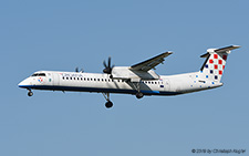 Bombardier DHC-8-402 | 9A-CQC | Croatia Airlines  |  with Bravo Vatrani sticker | Z&UUML;RICH (LSZH/ZRH) 03.08.2019