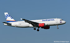 Airbus A320-214 | LY-NVT | SunExpress  |  with red engines stemming from previous operator 'Viva Colombia' | Z&UUML;RICH (LSZH/ZRH) 24.08.2019