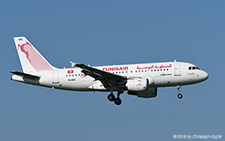 Airbus A319-115LR | TS-IMQ | Tunisair  |  with 70 Years Tunisair sticker | Z&UUML;RICH (LSZH/ZRH) 24.08.2019