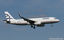 Airbus A320-232 | SX-DNB | Aegean Airlines | Z&UUML;RICH (LSZH/ZRH) 18.09.2019