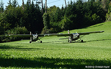 Pilatus PC-6/B2-H2M | V-635 | Swiss Air Force  |  Line Up with V-614 | LSNS 08.09.2020