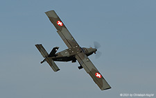 Pilatus PC-6/B2-H2M-1 | V-616 | Swiss Air Force | LSNF 14.09.2021