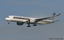 Airbus A350-941 | 9V-SMP | Singapore Airlines | Z&UUML;RICH (LSZH/ZRH) 10.06.2021