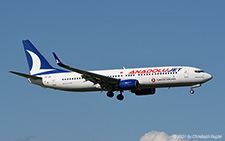 Boeing 737-8F2 | TC-JHC | AnadoluJet  |  with large Turkish Airlines sticker | Z&UUML;RICH (LSZH/ZRH) 02.07.2021