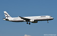 Airbus A321-231 | SX-DNG | Aegean Airlines | Z&UUML;RICH (LSZH/ZRH) 02.07.2021