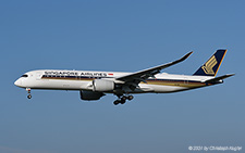 Airbus A350-941 | 9V-SMA | Singapore Airlines | Z&UUML;RICH (LSZH/ZRH) 30.07.2021