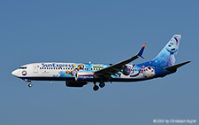 Boeing 737-8HC | TC-SNU | SunExpress  |  Shaun the Sheep special colours | Z&UUML;RICH (LSZH/ZRH) 30.07.2021