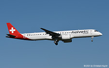 Embraer ERJ-195-E2 | HB-AZJ | Helvetic Airways | Z&UUML;RICH (LSZH/ZRH) 23.10.2021