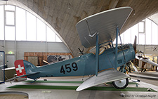 H&auml;feli DH-5 | 459 | Swiss Air Force  |  Replica | D&UUML;BENDORF (LSMD/---) 08.12.2022