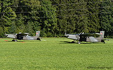 Pilatus PC-6/B2-H2M-1 | V-614 | Swiss Air Force  |  with V-631 about to take off | LSNB 12.09.2022