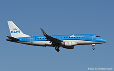 Embraer ERJ-175STD | PH-EXH | KLM Cityhopper | Z&UUML;RICH (LSZH/ZRH) 05.02.2022
