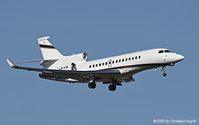 Dassault Falcon 8X | LX-VIP | untitled (Global Jet Luxembourg) | Z&UUML;RICH (LSZH/ZRH) 13.02.2022