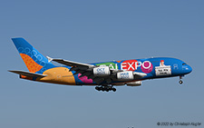 Airbus A380-861 | A6-EOT | Emirates Airline  |  Dubai Expo - See you there cs | Z&UUML;RICH (LSZH/ZRH) 13.02.2022