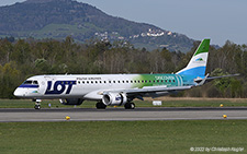 Embraer ERJ-195LR | SP-LNA | LOT Polish Airlines  |  Discover Podkarpackie cs | Z&UUML;RICH (LSZH/ZRH) 18.04.2022