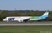 Embraer ERJ-195LR | SP-LNA | LOT Polish Airlines  |  Discover Podkarpackie cs | Z&UUML;RICH (LSZH/ZRH) 18.04.2022