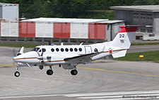 Textron King Air B350ER | 212 | Royal Moroccan Navy | Z&UUML;RICH (LSZH/ZRH) 23.05.2022