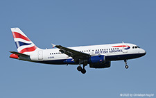 Airbus A319-131 | G-EUOG | British Airways | Z&UUML;RICH (LSZH/ZRH) 13.06.2022