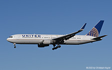 Boeing 767-322 | N665UA | United Airlines  |  in need for a new paintjob | Z&UUML;RICH (LSZH/ZRH) 12.07.2022