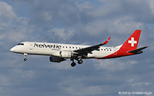 Embraer ERJ-190LR | HB-JVO | Helvetic Airways | Z&UUML;RICH (LSZH/ZRH) 01.08.2022
