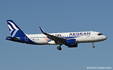 Airbus A320-271n | SE-NEE | Aegean Airlines  |  Hellenic Basketball cs | Z&UUML;RICH (LSZH/ZRH) 03.08.2022