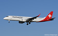 Embraer ERJ-190LR | HB-JVP | Helvetic Airways | Z&UUML;RICH (LSZH/ZRH) 12.08.2022