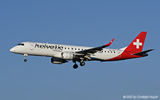 Embraer ERJ-190LR | HB-JVN | Helvetic Airways | Z&UUML;RICH (LSZH/ZRH) 22.08.2022
