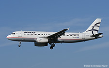 Airbus A320-232 | SX-DVH | Aegean Airlines | Z&UUML;RICH (LSZH/ZRH) 22.08.2022