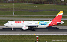 Airbus A320-214 | EC-IZR | Iberia  |  with Descubras Puerto Rico sticker | Z&UUML;RICH (LSZH/ZRH) 28.12.2022