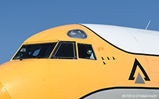 Lockheed L.188AF Electra | C-FZCS | Air Spray  |  Close Up of the cockpit section | CYRM 22.07.2023