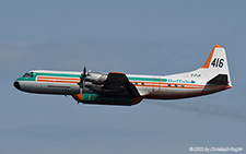 Lockheed L.188PF Electra | C-FIJX | Buffalo Airways | YELLOWKNIFE (CYZF/YZF) 02.08.2023