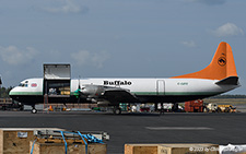 Lockheed L.188CF Electra | C-GZFE | Buffalo Airways | YELLOWKNIFE (CYZF/YZF) 03.08.2023