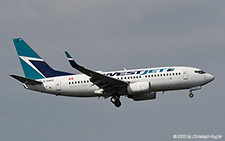 Boeing 737-7CT | C-GWAZ | WestJet | YELLOWKNIFE (CYZF/YZF) 03.08.2023