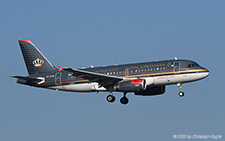 Airbus A319-132 | JY-AYN | Royal Jordanian Air Force | Z&UUML;RICH (LSZH/ZRH) 08.02.2023