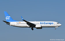 Boeing 737-800 | EC-MPG | Air Europa  |  with Cesar Manrique Lanzarote titles in nose | Z&UUML;RICH (LSZH/ZRH) 05.04.2023