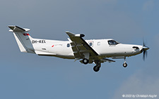 Pilatus PC-12/47E NGX | OH-KEL | untitled (Fly 7 Finland)  |  Swissdog titles | Z&UUML;RICH (LSZH/ZRH) 10.06.2023