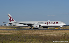 Boeing 777-3DZER | A7-BEA | Qatar Airways | FRANKFURT (EDDF/FRA) 26.08.2024