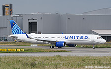 Airbus A321-271nx | D-AZXP | Airbus Industries (United Airlines) | HAMBURG FINKENWERDER (EDHI/XFW) 04.06.2024